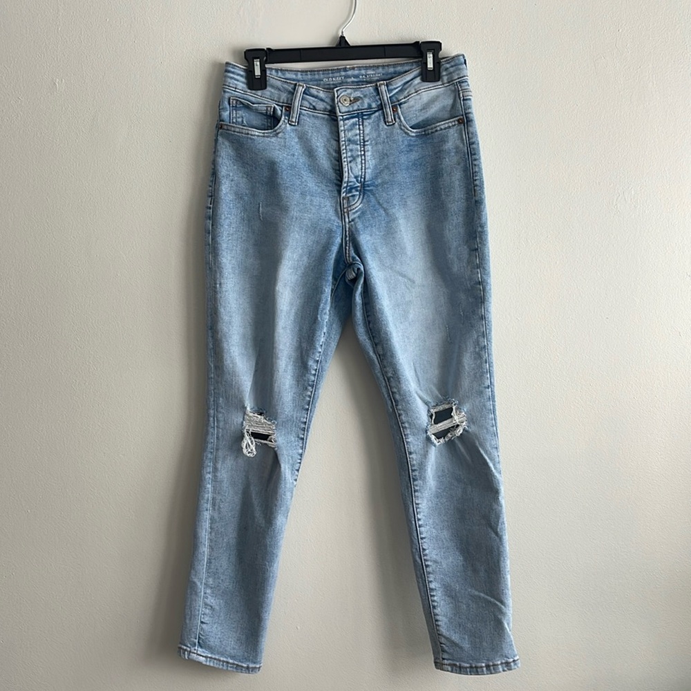 High-Waisted OG Straight Ankle Jeans for Women